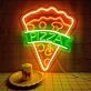 Customize Saucy Pizza Slice Led Neon Sign