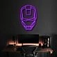 Iron Man Face Neon Sign