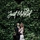 Just Married Two Love Hearts Neon Sign