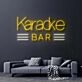 Karaoke Bar With Lines Neon Sign