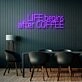 Life Begins After Coffee Neon Sign