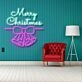 Merry Christmas With Bell Neon Sign