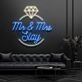 Mr and Mrs Inside Ring Neon Sign