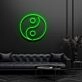 Ying Yang Taoism Symbol Neon Sign