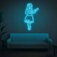 Hula Girl LED Neon Sign