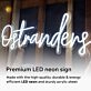 Cocktails LED Neon Sign