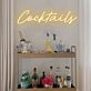 Cocktails LED Neon Sign