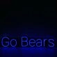 Go Bears Neon Sign