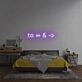 'To Infinity and Beyond' Neon Sign