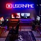 Twitch Youtube Username Neon Sign For Gaming Room