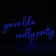 Youre Like Really Pretty Neon Sign