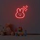 Little Rabbit Wink Neon Sign Fashion Custom Neon Sign Lights Night Lamp Led Neon Sign Light For Home Party