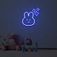 Little Rabbit Wink Neon Sign Fashion Custom Neon Sign Lights Night Lamp Led Neon Sign Light For Home Party