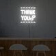 Thank You Neon Sign Fashion Custom Neon Sign Lights Night Lamp Led Neon Sign Light For Home Party