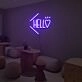 Hello Neon Sign Lights Night Lamp Led Neon Sign Light For Home Party
