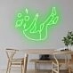 'Space Falling' Neon Sign