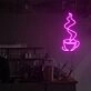 Steaming Coffee Cup Neon Sign Lights Night Lamp Led Neon Sign Light For Home Party