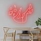 'Space Falling' Neon Sign
