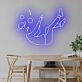 'Space Falling' Neon Sign