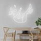 'Space Falling' Neon Sign