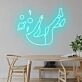 'Space Falling' Neon Sign