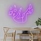 'Space Falling' Neon Sign