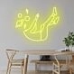 'Space Falling' Neon Sign