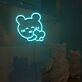Happy Bear And Heart Neon Sign Lights Night Lamp Led Neon Sign Light For Home Party