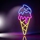 Ice Cream Neon Sign Lights Night Lamp Led Neon Sign Light For Home Party