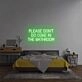 Please Don't Do Coke In The Bathroom Neon Sign