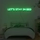 Lets Stay In Bed Neon Sign Lights Night Lamp Led Neon Sign Light For Home Party
