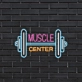 Plug And Play Neon Sign Muscle Center