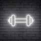 Gym Barbell Neon Sign