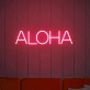 "Aloha" Neon Sign