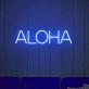 "Aloha" Neon Sign
