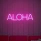 "Aloha" Neon Sign