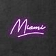 Miami' Neon Sign