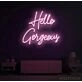 Hello Gorgeous Led  Neon Sign