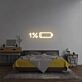 Low Battery: Recharge in Progress Bedroom Neon Sign