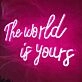 The Word Is Yours Neon Sign