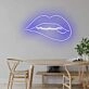 'Lips Bite' Neon Sign