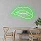 'Lips Bite' Neon Sign