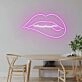 'Lips Bite' Neon Sign