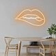 'Lips Bite' Neon Sign