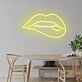 'Lips Bite' Neon Sign