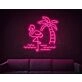 Tropical Flamingo LED Neon Sign