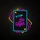 Neon Signs Las Vegas Card Pattern Neon Lights