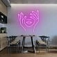 'Holding Face' Neon Sign