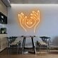'Holding Face' Neon Sign