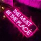 This Must Be The Place Neon Signs For Bedroom Wall Decor